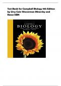 Test Bank for Campbell Biology 11th Edition  by Urry Cain Wasserman Minorsky and  Reece ISBN