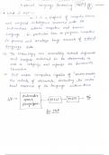 Natural Language Processing Class Notes
