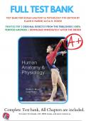 Test Bank For Human Anatomy and Physiology 11th Edition Marieb | 9780134580999 | All Chapters with Answers and Rationals