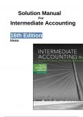 Test Bank For Intermediate Accounting, 16th Edition, by Donald E. Kieso, Jerry J. Weygandt and Terry D. Warfield |2024|
