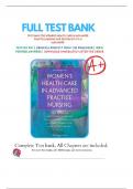 Test bank For Women's Health Care in Advanced Practice Nursing 2nd Edition by Ivy M Alexander/ ISBN 9780826190017 /Chapter 1-46  Complete Questions and Answers 2023