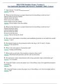 2024 VTNE Dentistry Exam ( Version 1 ) New Full Exam Questions and Answers ( Included ) 100% Correct