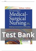 Test Bank For Medical-Surgical Nursing Making Connections to Practice 3rd Edition Janice J. Hoffman Chapter 1-56 | Complete Guide Newest Version 2023