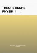 Theoretische Physik 4 (Thermodynamik) - Skript/Mitschrift