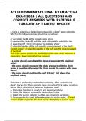 2024 ATI FUNDAMENTALS BUNDLE PROCTORED EXAM  FINAL EXAM TEST BANK PRACTICE EXAM AND RETAKE EXAM| ACTUAL EXAM QUESTIONS AND CORRECT ANSWERS WITH RATIONALES | PROFESSOR VERIFIED