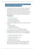 ATLS10 2023/2024 POST TEST QUESTIONS  AND ANSWERS GRADED A