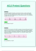 ACLS Pretest Questions (Latest 2024 / 2025) All Correct