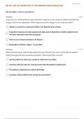 NR-103: | NR 103 TRANSITION TO THE NURSING PROFESSION EXAM  1 QUESTIONS WITH 100% CORRECT ANSWERS
