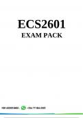 ECS2601 EXAM PACK 2024