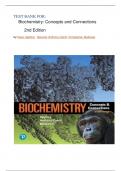 Test Bank - Biochemistry: Concepts and Connections, 2nd Edition (Appling, 2019) Chapter 1-26 ||latest edition 2024
