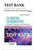 Test Bank for Clinical Chemistry Principles Techniques Correlations 9th Edition by Michael L. Bishop