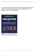 Test Bank for McGraw-Hill's Taxation of Business Entities 2023  Edition 14th Edition by Brian Spilker, Benjamin Ayers, John  Barrick Troy Lewis John Robinson  3) Bryon operates a consulting business and he usually works alone. However, during the  summ