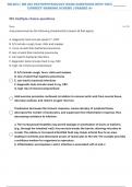 NR 283 PATHOPHYSIOLOGY EXAM 1H QUESTIONS WITH 100% CORRECT MARKING SCHEME