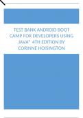 Test Bank Android Boot Camp for Developers Using Java® 4th Edition by Corinne Hoisington.docx