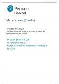 Pearson Edexcel GCSE In Persian (1PN0) Paper 3F: Reading and  understanding in Persian MS 2023