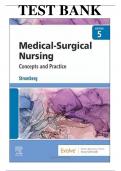 Test Bank for deWit: Medical-Surgical Nursing: Concepts & Practice, 5th Edition by Holly K. Stromberg ISBN: 9780323810210 | Complete Guide A+