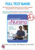 Fundamentals of nursing 9th edition by taylor lynn bartlett test bank chapter 1 46 complete ...