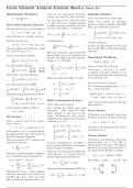 [MSc AP] Formula Sheet Finite Elements