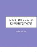 Is using animals as Lab experiments ethical ?