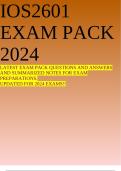 IOS2601 EXAM PACK 2024 