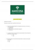 Mancosa economics 1B pack 2024