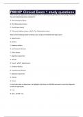 PMHNP Clinical Exam 1 study questions