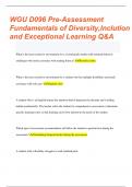 WGU D096 OBJECTIVE ASSESSMENT Questions and Answers (Verified)