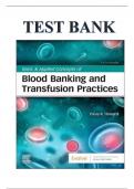Test Bank For Basic & Applied Concepts of Blood Banking and Transfusion Practices 5th Edition – By Paula Howard ISBN: ..........@Recommended                        2