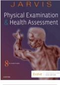 Test Bank For Physical Examination and Health Assessment 8th Edition by Carolyn Jarvis||ISBN NO:10,0323510809||ISBN NO:13,978-0323510806||All Chapters||A+, Guide.