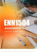 ENN1504 Assignment 1 Due 18 March 2024