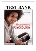 Test Bank For Understanding Psychology, 15th Edition by Robert Feldman, 2024) | All Chapters Included | Complete Latest Guide A+.