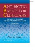 The ABCs of Choosing the Right AntiBacterial Agent 2E 2013 by Alan R. Hauser