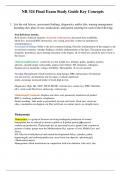 NR 324 Final Exam Study Guide Key Concepts