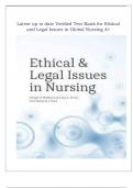 Test Banks For Ethical & Legal Issues in Canadian /Global Nursing  by Margaret Keatings, Adams Pamela, 9781771721776, Complete Guide