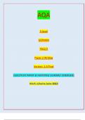 AQA A-level GERMAN 7662/2 Paper 2 Writing| QUESTION PAPER & MARKING SCHEME| [MERGED] Marking scheme June 2023 | 