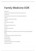 Family Medicine EOR