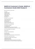  NASCLA Contractor's Guide, NASCLA Contractors Guide 2024 Graded A 