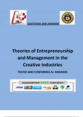 Theories of Entrepreneurship and Management in the Creative Industries