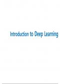 Intro to DeepLearning