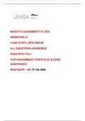 MNG3701 ASSIGNMENT 01 2024 SEMESTER 01 UNISA CASE STUDY: MTN GROUP ALL QUESTIONS ANSWERED
