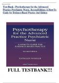 Test Bank - Psychotherapy for the Advanced Practice Psychiatric Nurse, Second Edition By  Kathleen Wheeler||ISBN NO:10,0826110002||ISBN NO:13,978-0826110008||Complete Guide A+