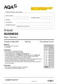AQA A-level BUSINESS / 2022&2023 PAPERS | BUNDLED.