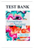 Test Bank For Gerontologic Nursing 6th Edition by Sue E. Meiner, Jennifer J. Yeager