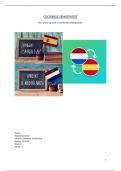 Uitgewerkt verslag cultuurverschillen Nederland en Spanje incl interview