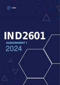 IND2601 Assignment 1 Due 25 March 2024