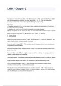 L4M4 - Chapter 2 Exam Questions And Answers 