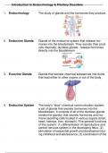 Introduction to Endocrinology & Pituitary Disorders.
