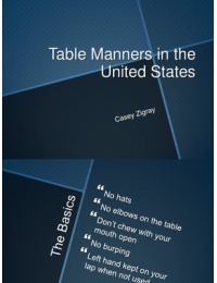 Table manners