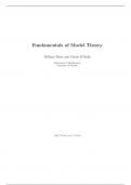 Fundamentals of Model Theory