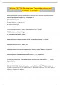 Gojet CRJ700 Limitations Exam Questions and Answers Graded A+